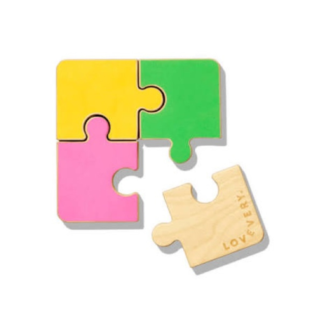 Lovevery Montessori Wooden Chunky Puzzle